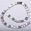 Disco de concha negra natural/amor/trébol de cuatro hojas/estrella de cinco puntas, concha, perla, accesorios para collar hechos a mano
