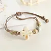 Pulseira Colorida de Cerâmica Jingdezhen para Mulheres, Novo Estilo Chinês Nicho Versátil Pulseira de Contas Floresta Quiosque de Atacado Joias