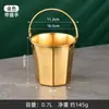 Fornecido diretamente pelo fabricante: Balde pequeno octogonal de aço inoxidável 304, balde de lanche para frango frito estilo coreano, balde de gelo para cerveja de bar KTV, personalizável