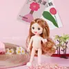 Corpo de boneca de 17cm 8 pontos BJD menina brinquedo 16cm boneca nua multi-estilo troca 6 polegadas barbene atacado