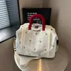 Nova bolsa de viagem transfronteiriça, bolsa de bagagem de grande capacidade, bolsa portátil para esportes e fitness para viagens curtas, bolsa de armazenamento leve