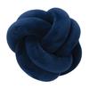 Almofada Nórdica com Pom-Pom e Corda de Elastano Dupla Torção Bola Amarrada Veludo Tecido Almofada Nó Almofada Decorativa Celebridade da Internet