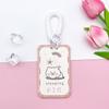 Tarjetero de encaje creativo para campus, funda protectora para tarjetas bancarias, tarjetas de identificación, tarjetas de comida para estudiantes, control de acceso a la sala de tarjetas, cordón
