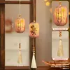 Estilo Nacional Chinês Arranjo de Cena com Lanterna Flor Lua Boa Redonda Festival do Meio Outono Lanterna de Mão Lanterna Luminosa de Mão para Crianças