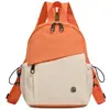 2026 Nova Moda Patchwork Mochila para Exterior Fresca Simples Bolsa de Peito Grande Capacidade Temperamento Versátil Mochila Resistente ao Desgaste