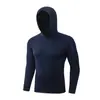 Sudadera con capucha para hombre de secado rápido para exteriores transfronteriza de Amazon Top deportivo de cuello bajo con protección solar de Aliexpress Dropshipping
