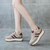 Nuevas Zapatillas Blancas Otoño 2026 Zapatos Deportivos Retro Zapatos Casuales de Moda para Mujer Versátiles Suela Gruesa que Aumenta la Altura Zapatos de Papá