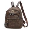 Mochila Nuevo Estilo 2025 para Mujer Casual Moda Europea y Americana Letra Estampada Mochila Pequeña Gran Capacidad Bolsa de Viaje de Alta Gama