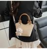 Bolso Casual y Elegante para Mujer 2026 Nueva Moda Bolso Cubo para Viajes Diarios con un Toque de Lujo y un Chic Diseño Cruzado