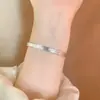 Nuevo Brazalete Abierto de Aleación para Mujer, Moda Estilo Ins, Versátil, Brazalete de Aleación con Textura Martillada, Brazalete en Forma de C