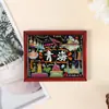 Imanes de Refrigerador de Madera Pizarra Personalizados con Nombres de Ciudades Chinas, Atracciones Turísticas Magnéticas 3D, Regalos Creativos, Souvenirs Culturales y Creativos