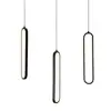 Lámpara de araña LED moderna y simple para mesita de noche, hotel, dormitorio, restaurante, bar, cafetería, pared de fondo, lámparas decorativas de aluminio
