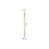 Cuchara de mango largo Acero inoxidable 304 Cuchara para remover Mango redondo sólido Cuchara para café Cuchara para miel Acabado arenado Estilo japonés Cuchara de bar