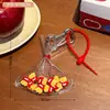Una Bolsa de Llavero de Manzana Colgante Pequeño Colgante de Joyería Creativo Versátil Colgante de Mochila de Temperamento de Nicho Venta al por Mayor