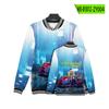 Cyberpunk Edgerunners periférico impresso outono e inverno beisebol uniforme moderno estudante jaqueta cross-border