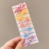 Gomas elásticas para el pelo de niños que son suaves con el cabello, Gomas elásticas pequeñas para las coletas pequeñas de bebé, Gomas para el pelo del tamaño de un pulgar con una sensación premium