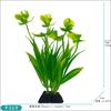 Decoración para Acuario Plástico Planta Acuática Paisajismo Acuario Planta Real Suculenta Micro Paisaje Decoración Flor Falsa Adornos Pequeños de Planta Acuática