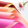Papel Ouya Engrosado Dos Tonos Impermeable Empaque de Flores Dos Tonos Coreano Papel Liso Arte de Flores Empaque de Regalo para Floristería Material de Envoltura para Flores