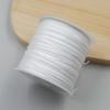 Una voluta de pulsera de pelo trenzado de mousse Un hilo de jade Pulsera tejida a mano DIY Colgante de collar Cordón para colgar Cuerda de mano Cuerda roja