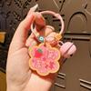 Llavero acrílico con forma de tarjeta de personaje, estilo ins, con colgante para mochila escolar, pequeño y fresco, con texto decorativo para niña, regalo pequeño