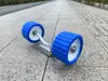 Juego de Rodillos para Remolque de Barco Ruedas Laterales Azules Ruedas Inferiores Yate Lancha Neumática Accesorios para Remolque de Barco Juego de Rodillos