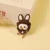 Novos Acessórios de Gato Coelho de Pelúcia Desenho Animado Bordado DIY Boneca Fofa Elásticos de Cabelo Broches Suprimentos Decorativos