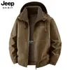 Chaqueta de Algodón con Capucha de Terciopelo Otoño Invierno para Hombre Abrigo Corto Cálido Casual Forro de Lana de Cordero Estilo Ropa de Trabajo Ropa de Algodón
