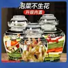 Frasco de vidrio para encurtidos de Sichuan, engrosado con tapa interior, recipiente sellado para encurtir para uso doméstico, frasco para chucrut con tapa, frasco para pepinillos