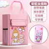 Bolsa de Mensajero para Estudiantes de Primaria Bolsa para Libros Niñas Niños de Primaria Bolsa Escolar Bolsa para Documentos Lona Arte Bolsa para Tutoría Impermeable