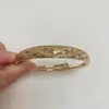 Pulsera de Latón Chapado en Oro Engrosada Gipsófila Push-Pull Chapado al Vacío Ancha 10N Barriga de Serpiente Lluvia de Meteoros Pulsera Esmaltada