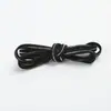 Cordón de zapato de doble capa para hombre y mujer, colorido, seda plateada, deportivo, infantil, elástico, punta redonda, cordón plano, banda elástica para suéter