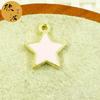 Pequena estrela de cinco pontas Série geométrica DIY Acessórios de joias Pingente de corda de mão de estrela pequena 8 cores Lindo chaveiro Pequeno pingente