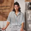 Camisa Retro Japonesa Original de Fabricante, Nicho Vazada de Manga Curta para Homens, Top Camiseta Casual Solta de Meia-Manga para o Verão