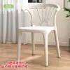 Silla de Plástico Moderna Nórdica Silla con Respaldo Engrosado para el Hogar Silla de Comedor Resistente y Duradera para Adultos Mesa y Silla de Comedor Extra Gruesas