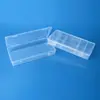 Caja de Almacenamiento Transparente de Plástico con Tapa para Piezas de Ferretería, Herramientas, Accesorios de Pesca, de 5 y 6 Compartimentos