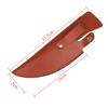 Set de cuchillos desolladores de cuero de vaca de dos capas personalizado Cuchillo de cocina pequeño de chef Set de cuero PU Set de cuchillos portátiles para exteriores engrosado Set de cuchillos de cuero