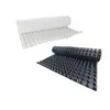 Fabricante de tableros de drenaje de plástico tiene en stock tablero de drenaje para piso de garaje subterráneo, tablero de drenaje de plástico cóncavo-convexo de 20 mm