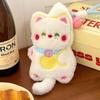 Colgante de Muñeca Conejito de Peluche Lindo Delantal Conejito de Peluche Chirriante Colgante para Llavero de Niña Colgante para Mochila
