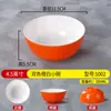Plato ovalado de melamina para comida rápida comercial, creativo, de dos tonos, para aperitivos con tapa, plato de imitación de porcelana para pato asado y carne estofada