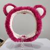 Diadema para Lavado Facial de Venta Caliente, Paquete de Cabello para Mujeres, Diadema de Felpa Linda de Invierno con Lazo, Diadema de Confinamiento, Transfronterizo Europeo y Americano
