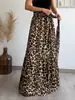 Nuevo Vestido Largo Elegante con Estampado de Leopardo para Mujer, Europeo y Americano, Transfronterizo, Primavera y Verano 2026