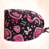 Aliexpress Produto Novo Touca de Enfermeira Hospital Odontológico Desenho Animado Estampado Touca Cirúrgica Absorvente de Suor Respirável Unissex Chapéu de Trabalho