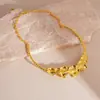 Collar Colgante Geométrico Irregular Transfronterizo Europeo y Americano Lujo Ligero Moda de Gama Alta Diseño Gargantilla Collar de Nicho para Mujeres
