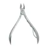 Fabricante en stock 8710 tijeras para cutícula 8712 cortaúñas de tarjeta blanca para recortar uñas de los dedos padrastros pinzas para cutícula herramientas para uñas