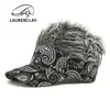 Gorro Peluca Unisex Personalizado Estilo Étnico, Gorra Quirky Callejera, Gorra de Béisbol para Hombre, Gorra Protectora del Sol, Gorra de Pico Versátil