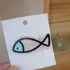 Pinza de pelo de pez de dibujos animados linda 2023 nuevo clip lateral para mechones rotos tocado clip para flequillo dopamina pinza de pelo