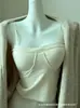 Camisole Vest de Design Escovado Quente para Outono e Inverno para Mulheres Uso Interno ou Externo Top de Luxo Leve com Bojo Fixo Camada Base Não Precisa Usar Roupa Íntima