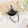 Tiara de Chifres de Diabo de Halloween Festa Fantasia Criativa Teia de Aranha Tiara de Dança Decoração Adereços Festival Fantasma Fivela de Cabeça de Morcego