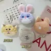 Juguete de Peluche de Dibujos Animados Crazy Zoo Zorro Nick Conejo Judy Muñeca Broche Accesorios para Mochila de Estudiante