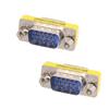 Adaptador vga de 15 pinos adaptador de vídeo conector vga macho conexão linha soldagem livre macho para fêmea